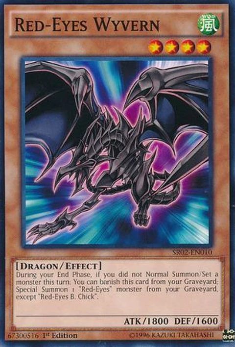Red-Eyes Wyvern - SR02-EN010 - Common