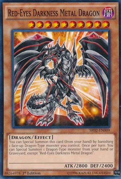 Red-Eyes Darkness Metal Dragon - SR02-EN009 - Common