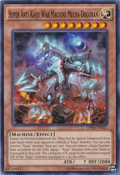 Super Anti-Kaiju War Machine Mecha-Dogoran - OP04-EN021 - Common