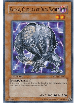 Kahkki, Guerilla of Dark World - STON-EN018 - Common