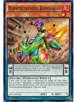 Raremetalfoes Bismugear - MP17-EN142 - Common 