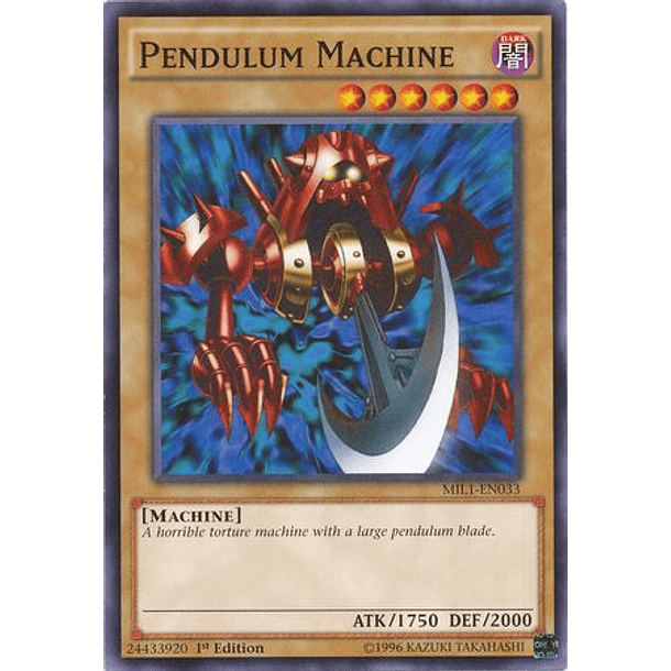 Pendulum Machine - MIL1-EN033 - Common