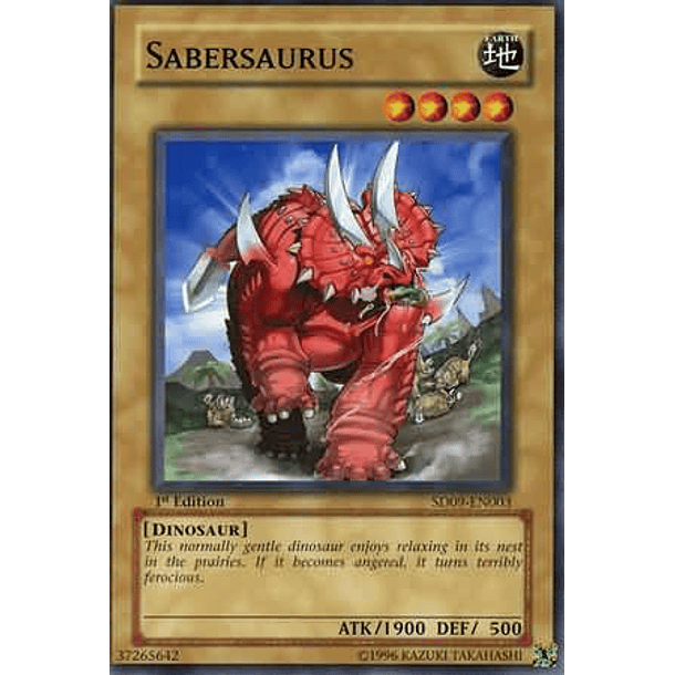 Sabersaurus - SD09-EN003 - Common