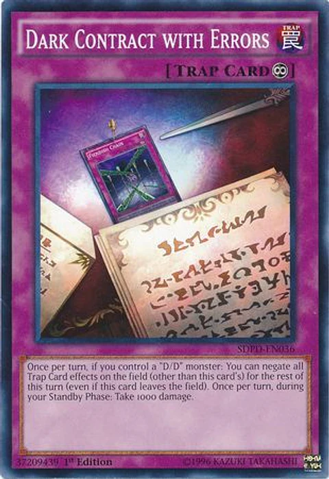 Dark Contract with Errors - SDPD-EN036 - Common