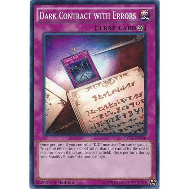 Dark Contract with Errors - SDPD-EN036 - Common