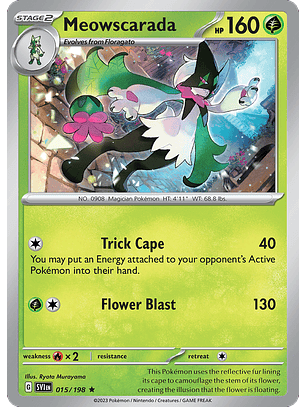 Meowscarada - 015/198 - Holo Rare - SVI