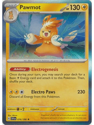 Pawmot - 076/198 - Holo Rare