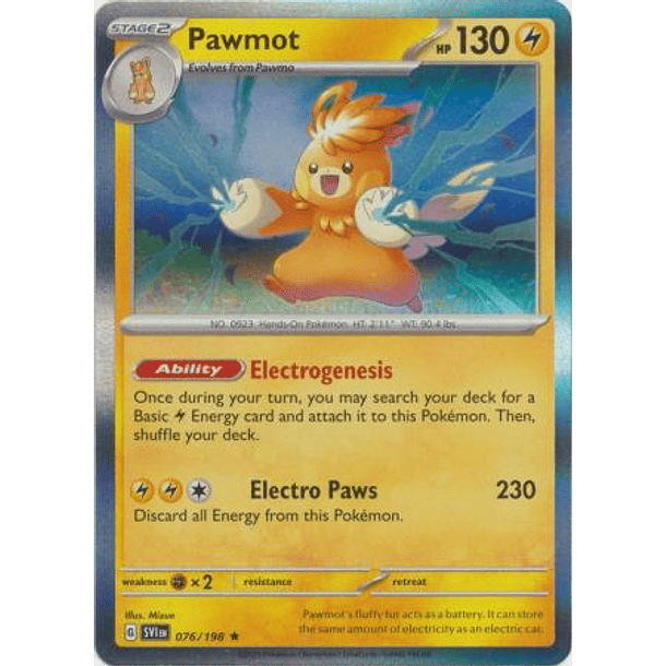 Pawmot - 076/198 - Holo Rare