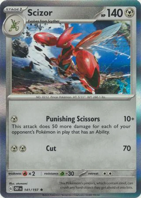 Scizor - 141/197 - Holo Rare