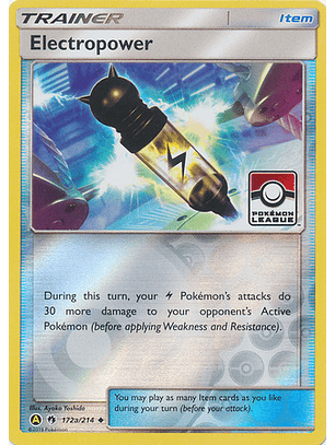 Electropower - 172a/214 - Alternate Art League Promo