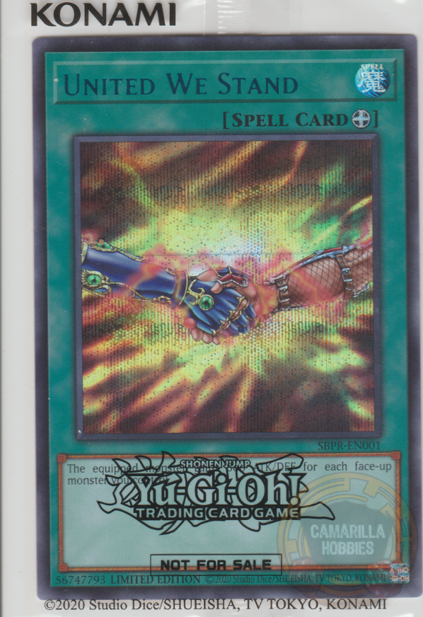 United We Stand - SBPR-EN001 - Secret Rare Limited Edition (sellada) 1