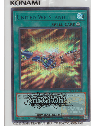 United We Stand - SBPR-EN001 - Secret Rare Limited Edition (sellada)