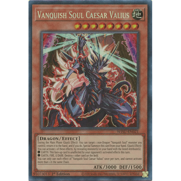 Vanquish Soul Caesar Valius - WISU-EN021 - Collector's Rare