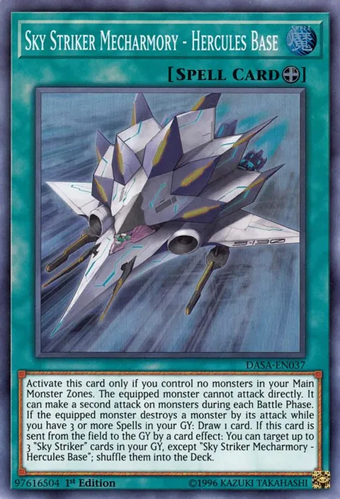 Sky Striker Mecharmory - Hercules Base - DASA-EN037 - Super Rare 