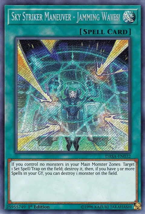 Sky Striker Maneuver - Jamming Waves! - DASA-EN032 - Secret Rare