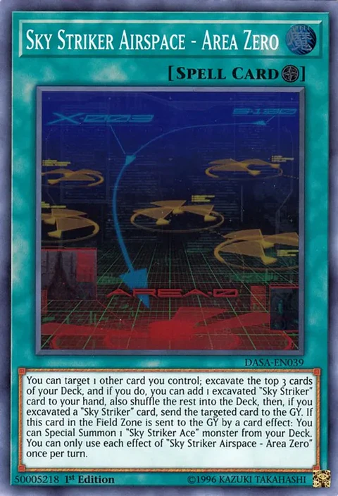 Sky Striker Airspace - Area Zero - DASA-EN039 - Super Rare
