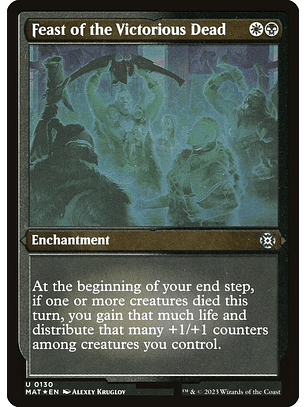 Feast of the Victorious Dead - MAT - U