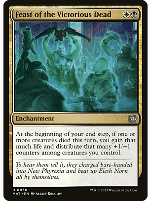 Feast of the Victorious Dead - MAT - U