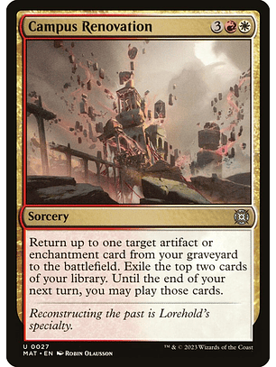 Campus Renovation - MAT - U 