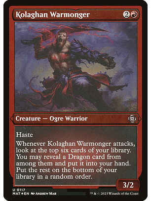 Kolaghan Warmonger - MAT - U 
