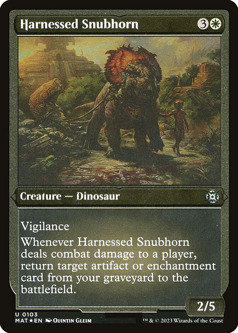 Harnessed Snubhorn - MAT - U