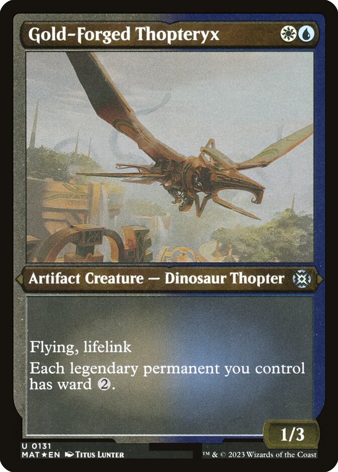 Gold-Forged Thopteryx - MAT - U  1