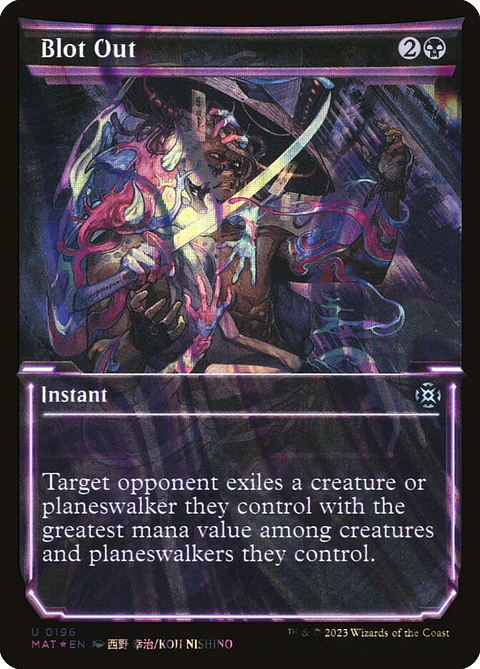 Blot Out - MAT - U