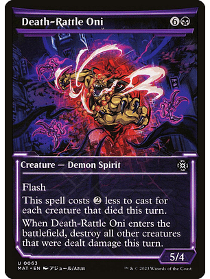 Death-Rattle Oni - MAT - U 