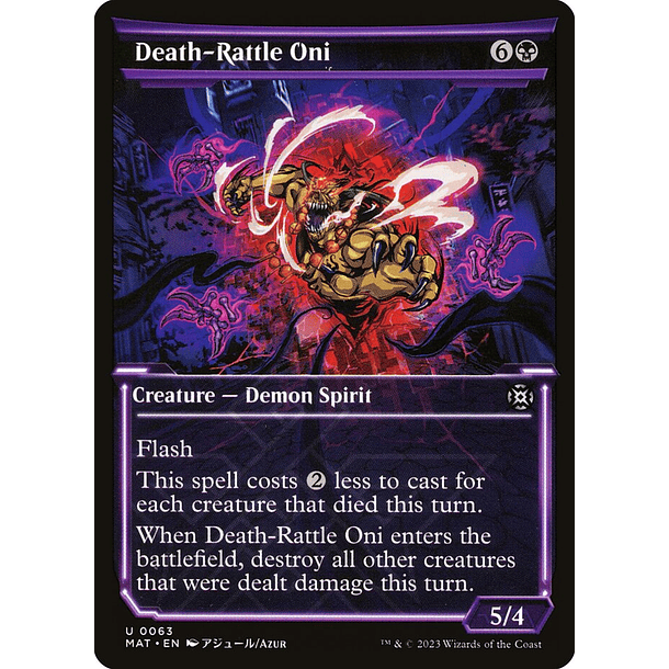 Death-Rattle Oni - MAT - U 