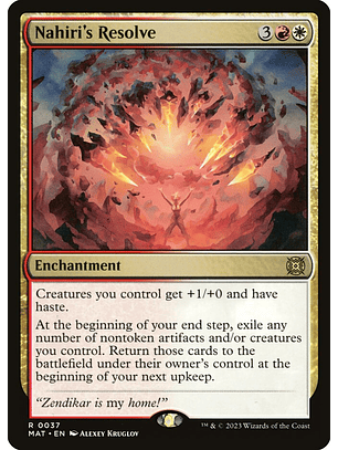 Nahiri's Resolve - MAT - R