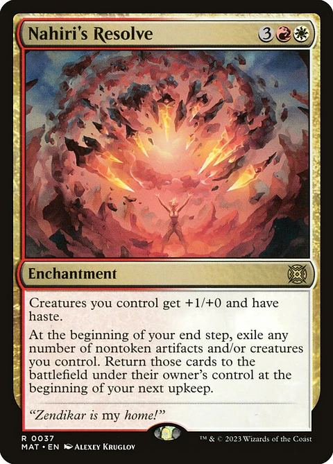 Nahiri's Resolve - MAT - R