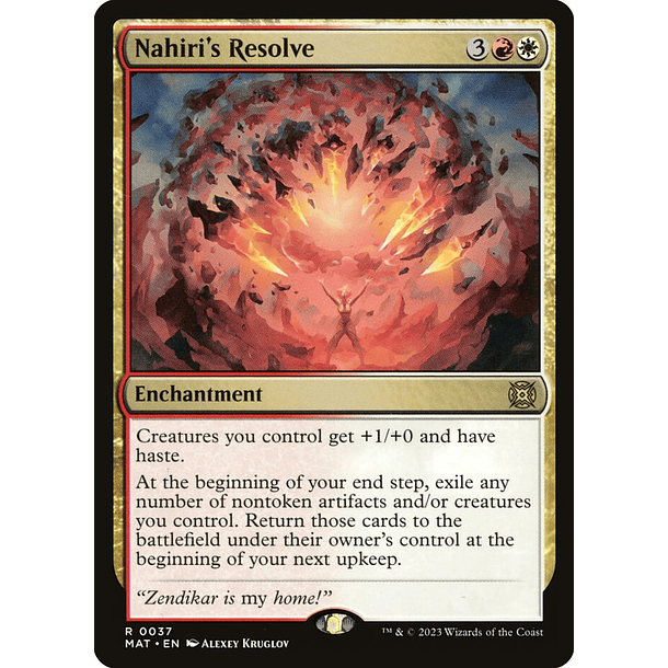 Nahiri's Resolve - MAT - R 1