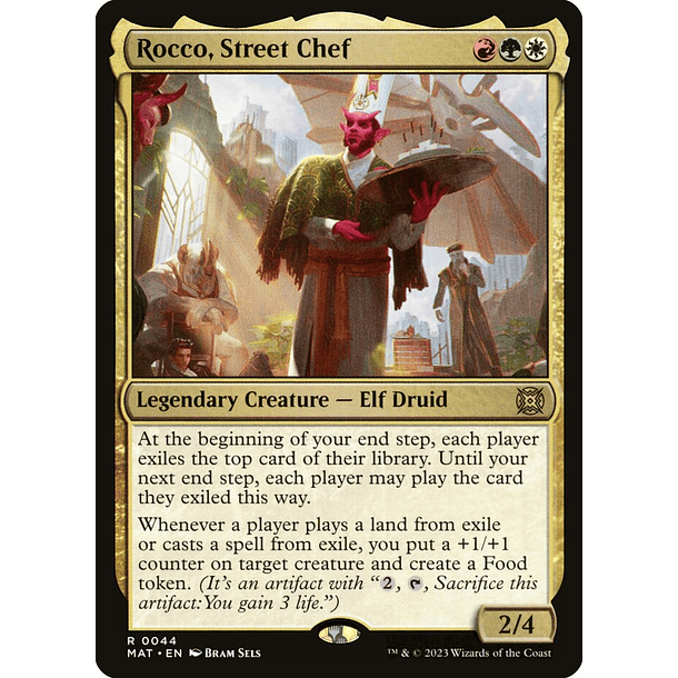Rocco, Street Chef - MAT - R  1