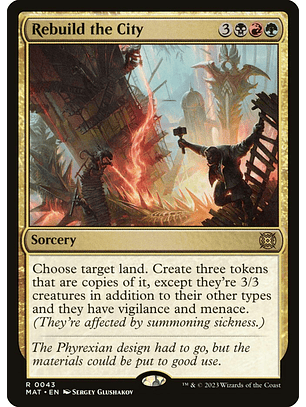 Rebuild the City - MAT - R