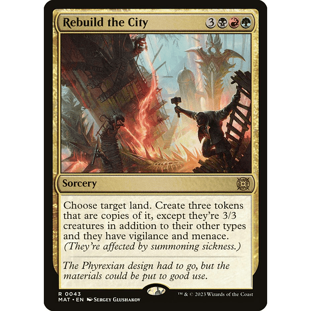 Rebuild the City - MAT - R