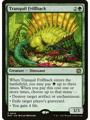 Tranquil Frillback - MAT - R 