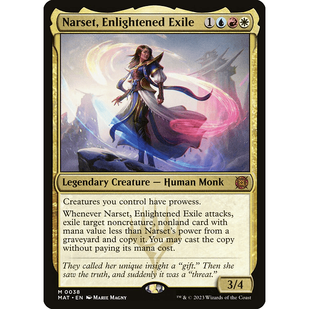 Narset, Enlightened Exile - MAT - M 
