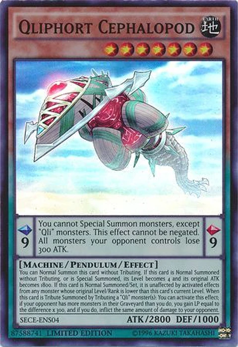 Qliphort Cephalopod - SECE-ENS04 - Super Rare