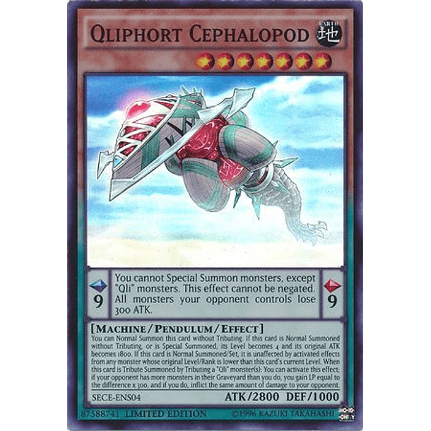 Qliphort Cephalopod - SECE-ENS04 - Super Rare