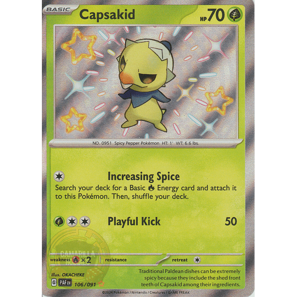 Capsakid - 106/091 - Shiny Rare
