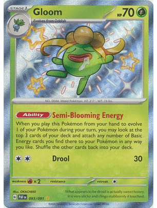 Gloom - 093/091 - Shiny Rare