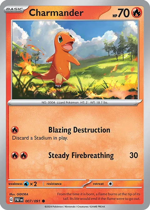 Charmander - 007/091 - Common - PAF