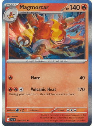 Magmortar - 010/091 - Holo Rare