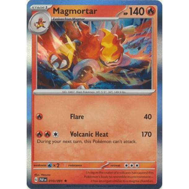 Magmortar - 010/091 - Holo Rare