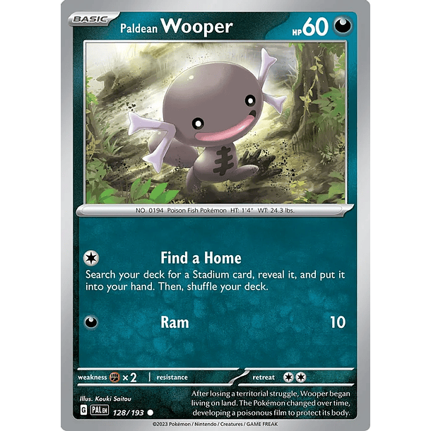 Paldean Wooper - 058/091 - Common