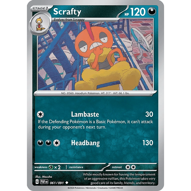 Scrafty - 061/091 - Uncommon