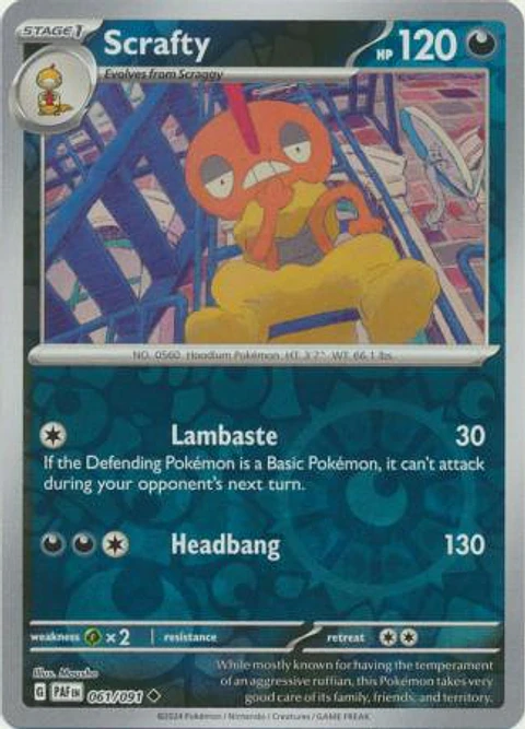 Scrafty - 061/091 - Uncommon