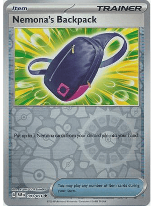 Nemona's Backpack - 083/091 - Uncommon