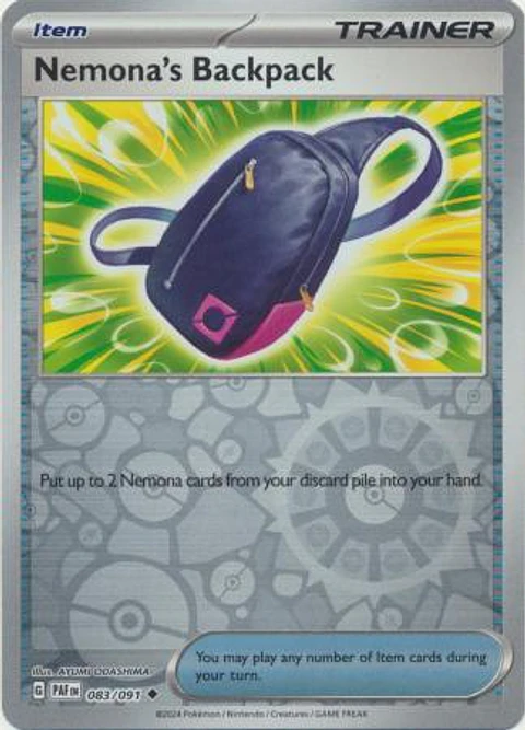 Nemona's Backpack - 083/091 - Uncommon