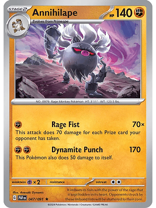 Annihilape - 047/091 - Holo Rare